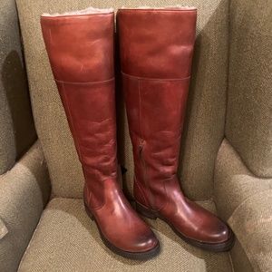 Frye tall shearling boot